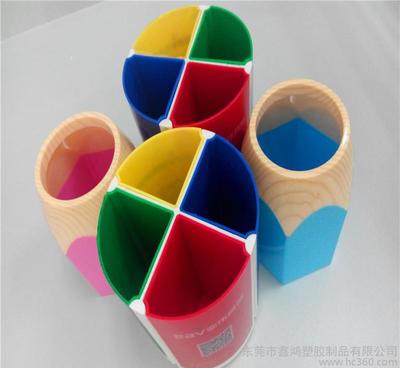 廣東東莞專業注塑加工 塑膠筆筒收納辦公用品高清細節解析 —— 東莞市鑫鴻塑膠制品